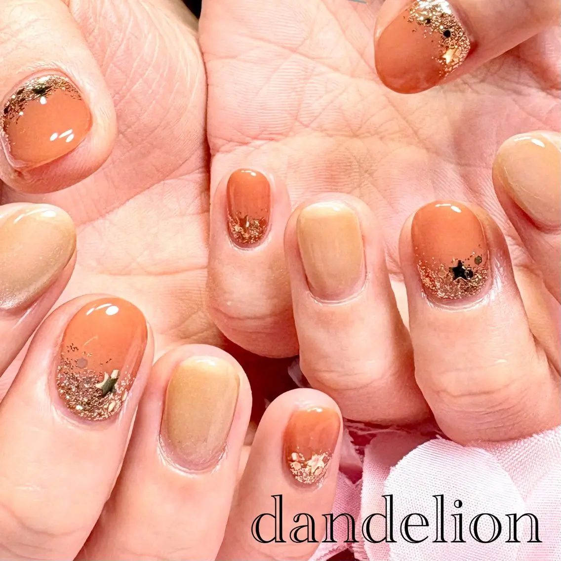 ネイル ハンドネイル ハンドケア dandelion ダンデライオンのネイルデザイン