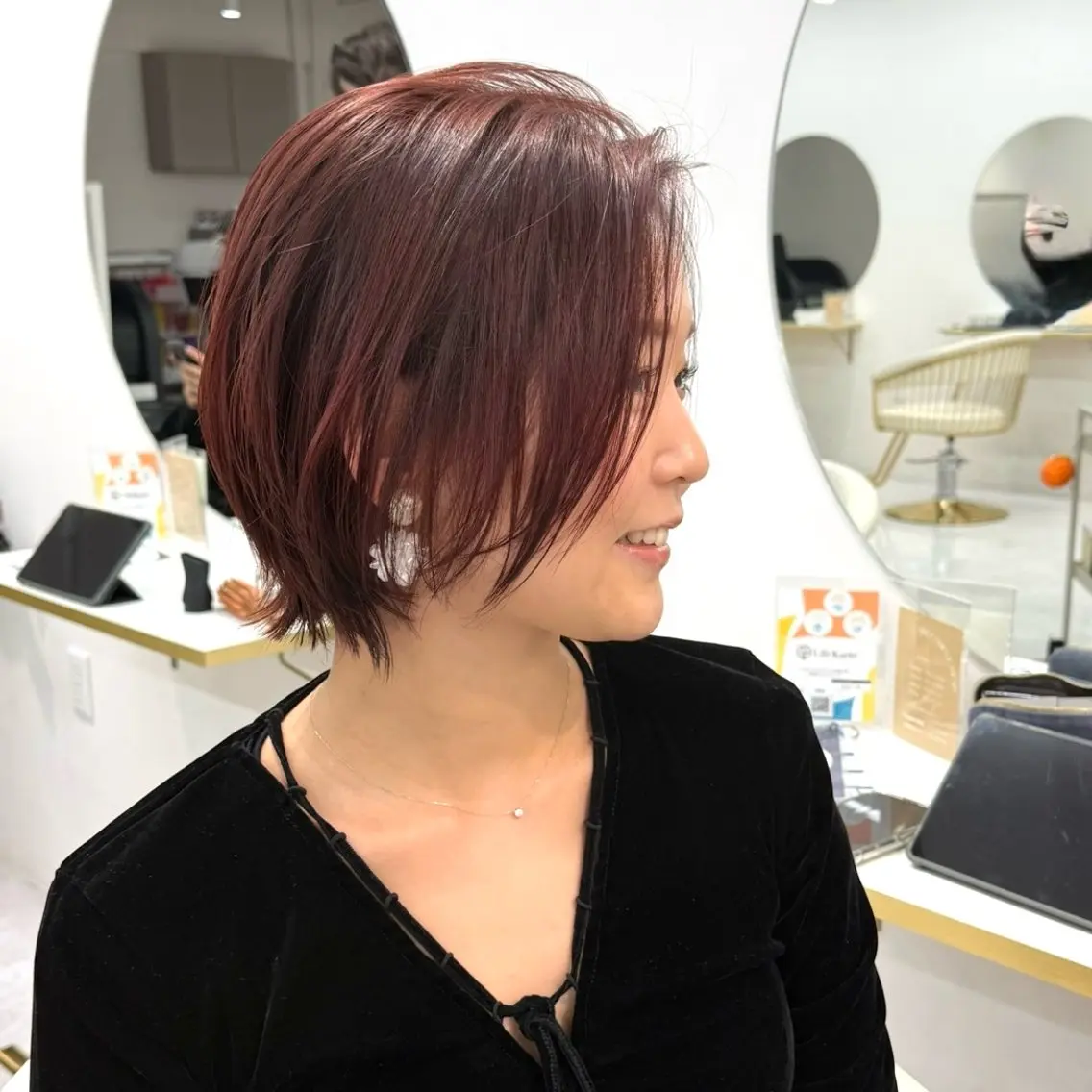 ショート ブリーチなしダブル カラー/レイヤー太我のヘアスタイル