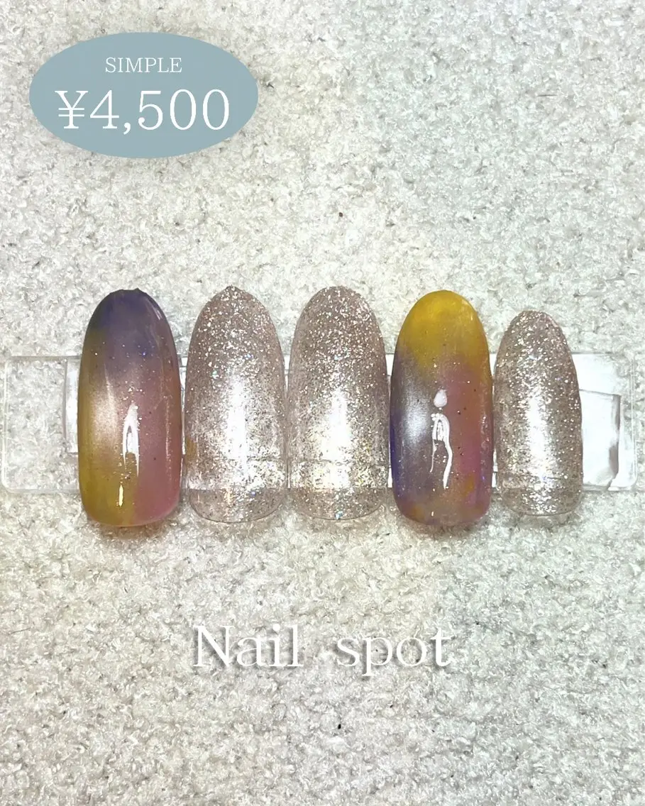 ネイル マグネットネイル ストーンネイル ハンドネイル Nail spotのネイルデザイン
