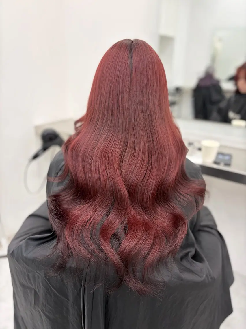 ロング 🍒韓国y2k暖色 NO.1🍒REAのヘアスタイル