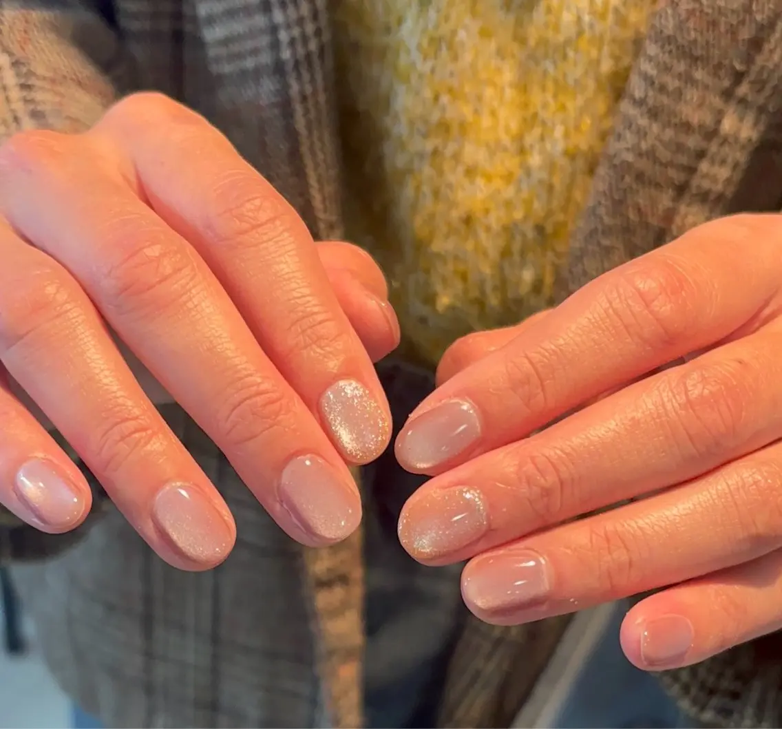 ネイル 氷ネイル・うるうるネイル マグネットネイル free'snail N A Oのネイルデザイン