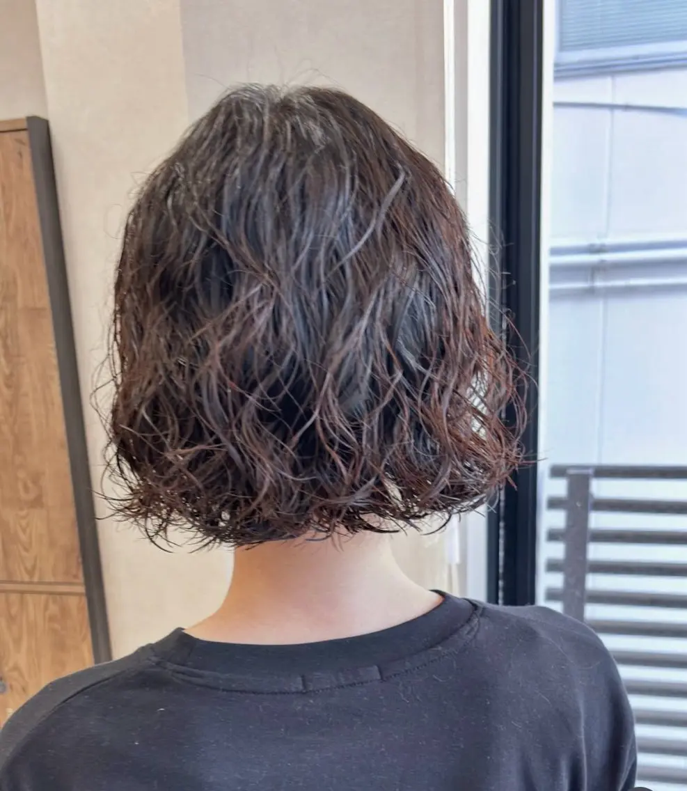 ミディアム パーマ i'll 未空のヘアスタイル