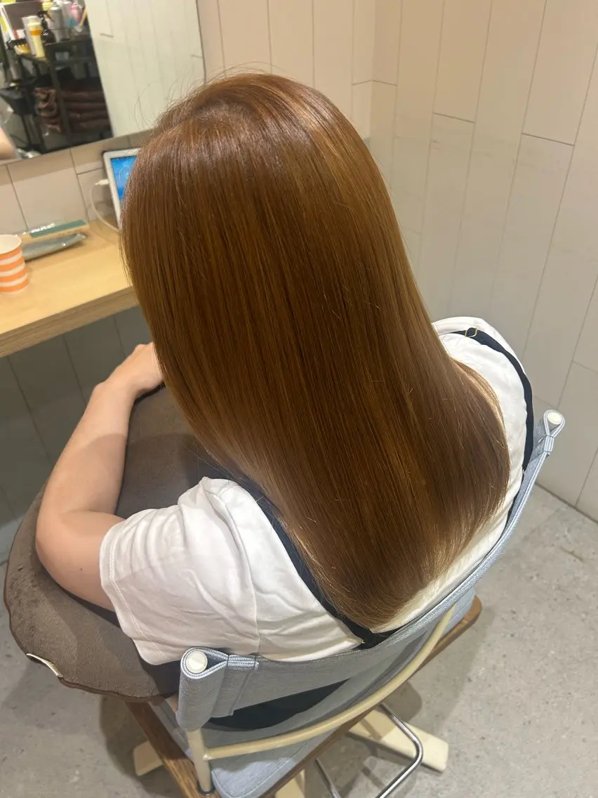 ミディアム 縮毛矯正 ショート✂︎ボブ/ /小駒杏花のヘアスタイル