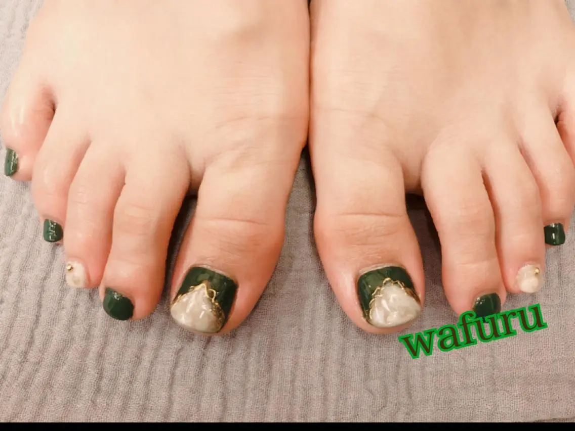 ネイル フットネイル 和風流 wafuruのネイルデザイン
