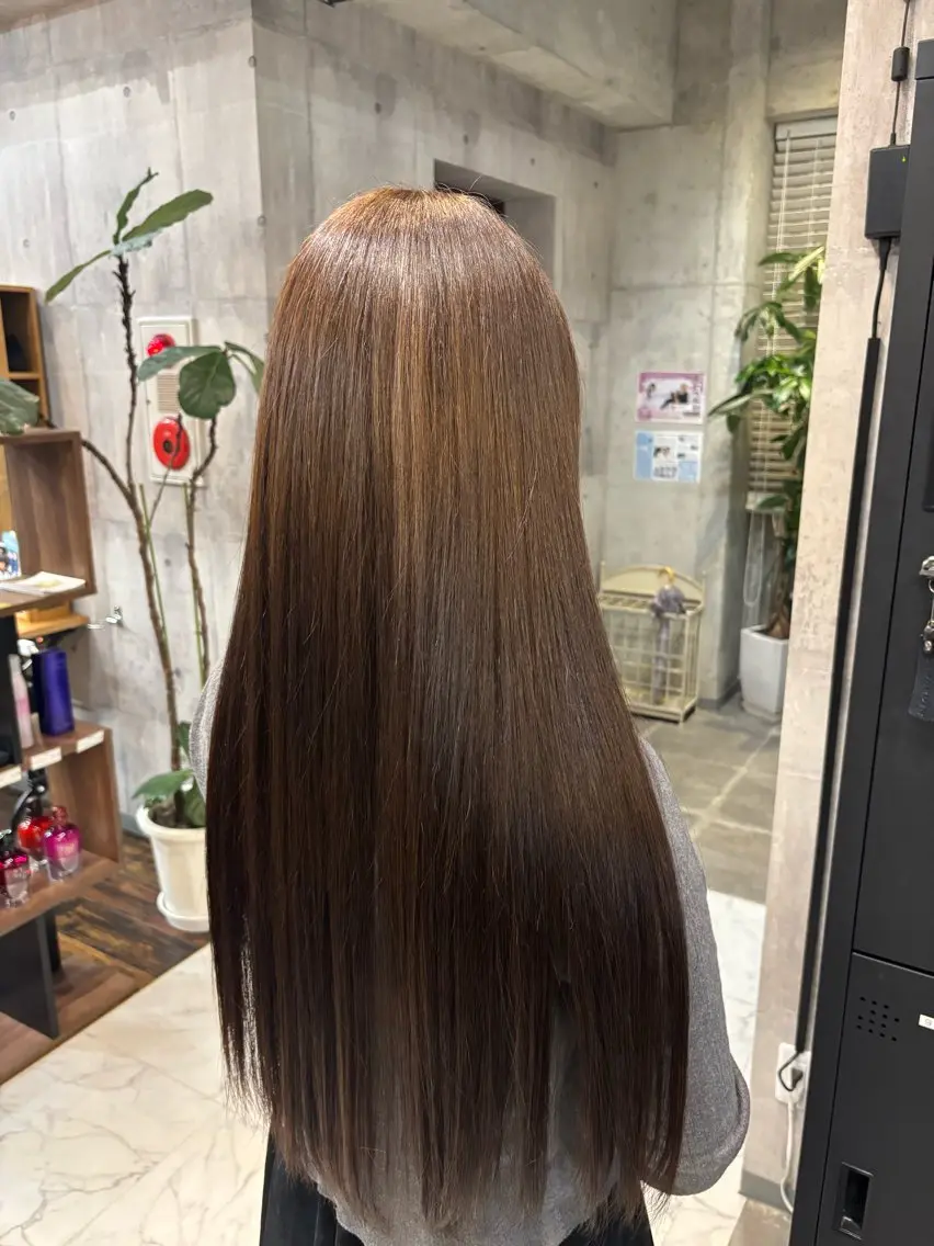 ロング カラー 須藤 桃花のヘアスタイル
