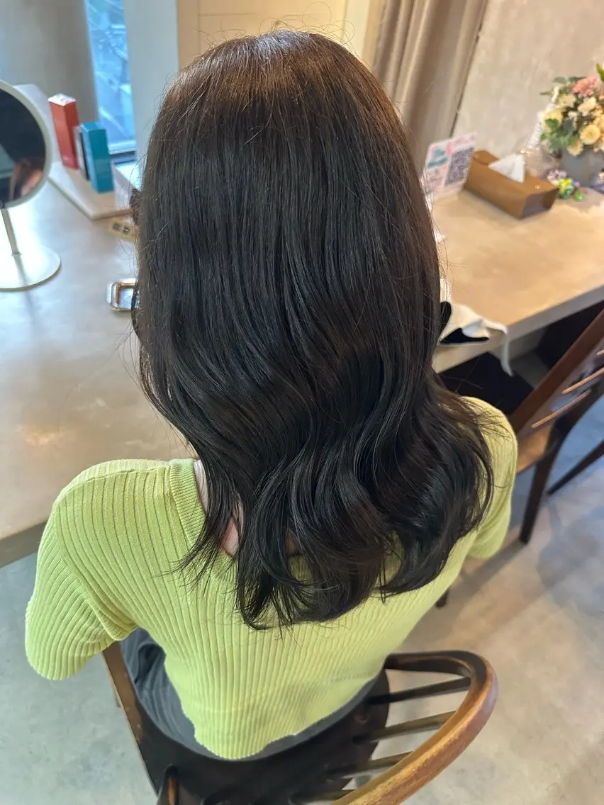 セミロング RINO‎🤍🎀 𝑏𝑒𝑙𝑡𝑎のヘアスタイル