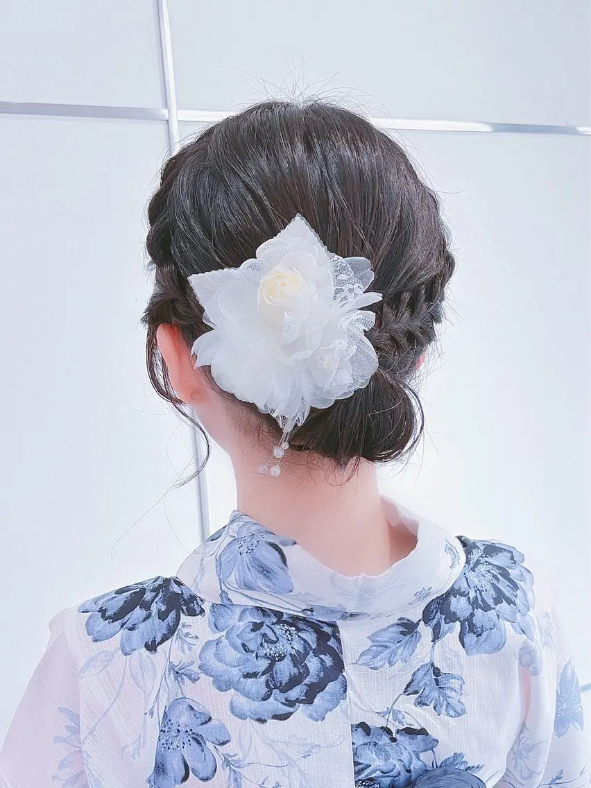 セミロング ヘアアレンジ ヘアセット 🫧Maho【浦和】 艶カラー/ヘアメ🫧のヘアスタイル