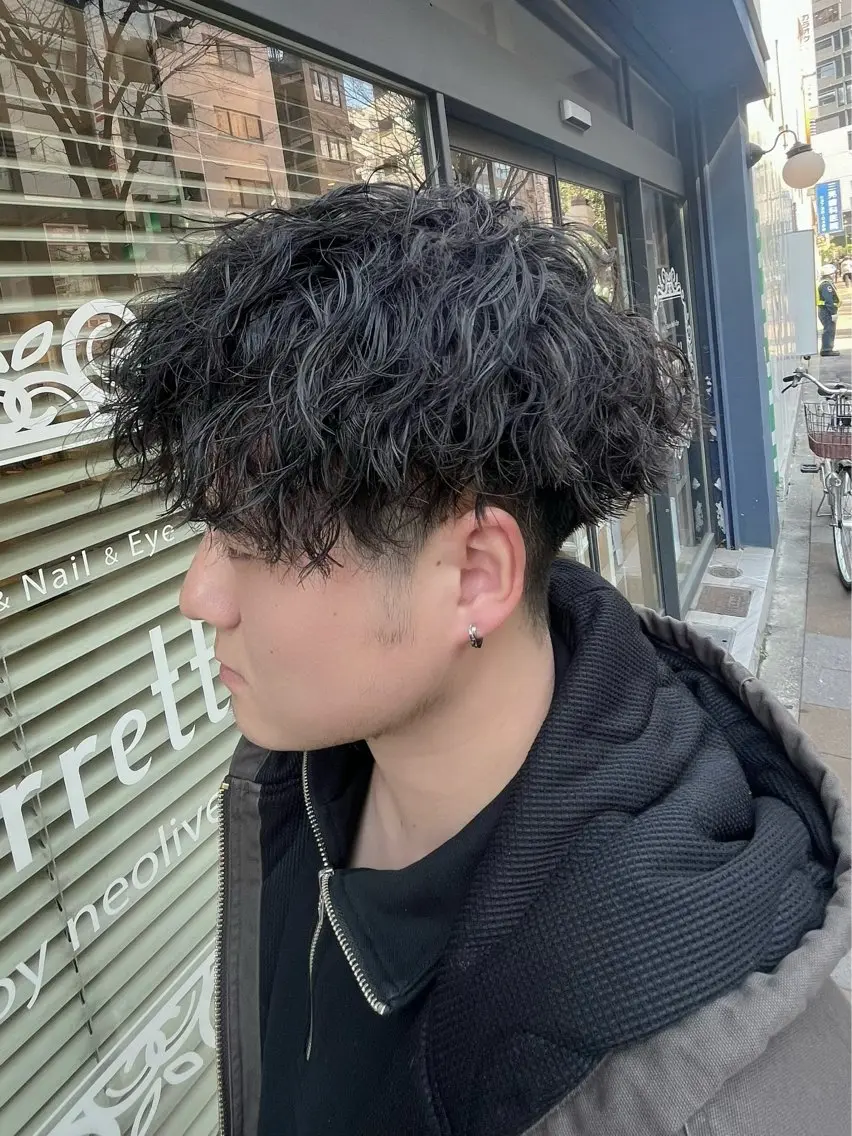 ツイストスパイラル+メンズカットの写真