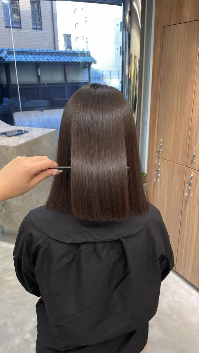 カラー ヘアカラー 髪質改善/艶カラー 大原愛果のヘアスタイル