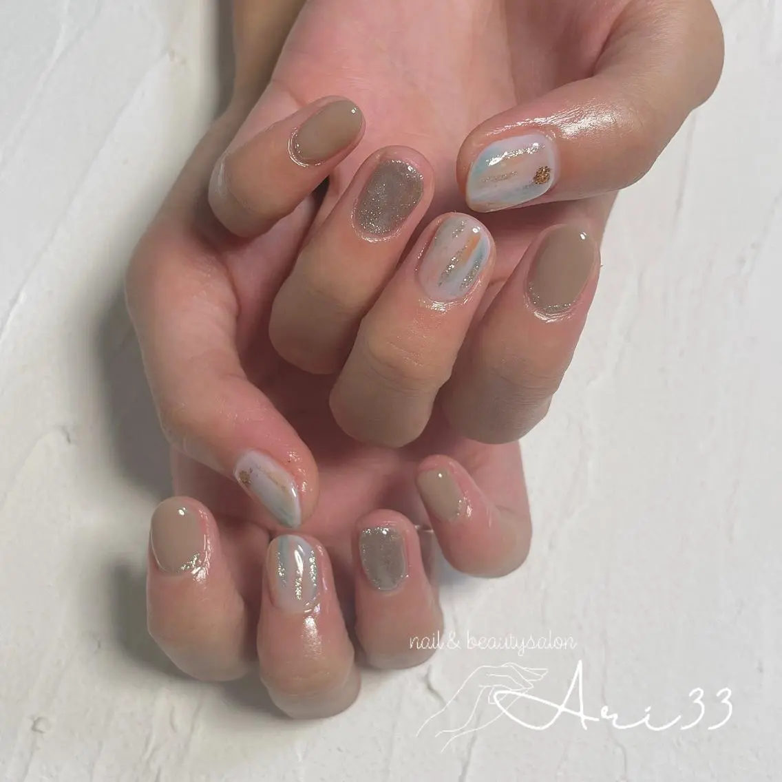 ネイル ハンドネイル プライベートサロン Ari33nailのネイルデザイン