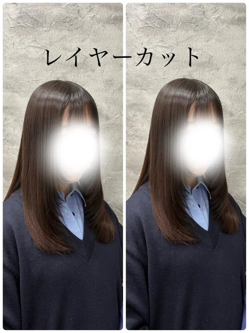 ロング ルプラボウ/ 内藤ほのか/艶カラーのヘアスタイル
