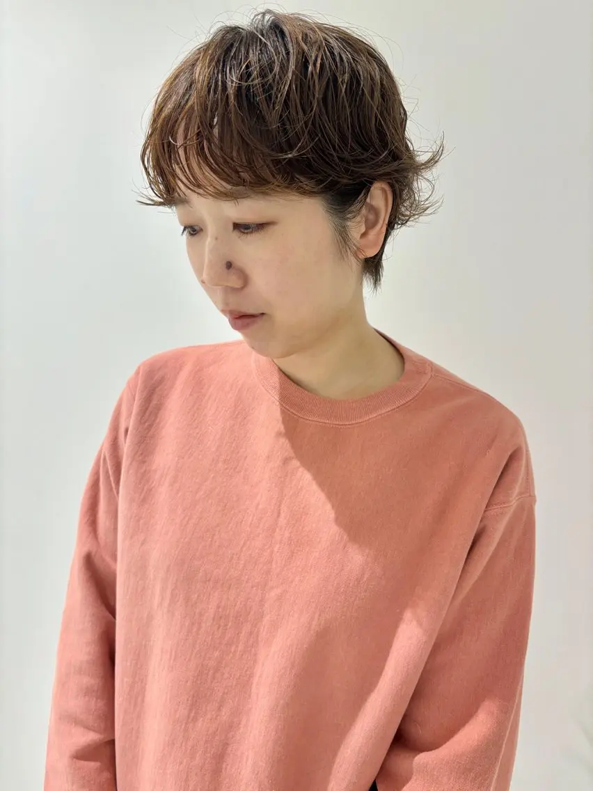 ショート パーマ ショートヘア ニュアンスパーマ カット パーマ ヘアセット 🌿ショート🌿 パーマ🌿淳平のヘアスタイル
