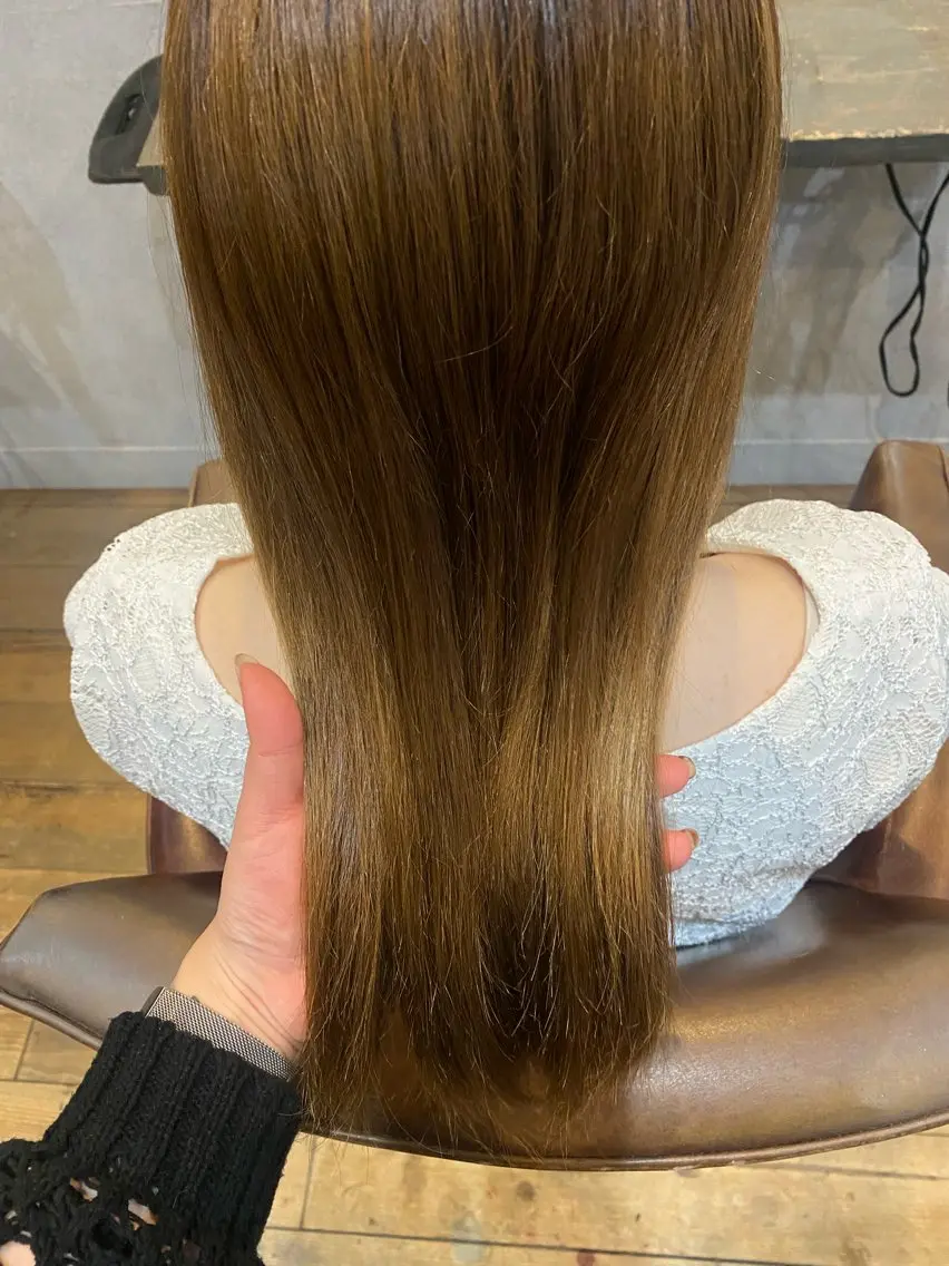 ロング カラー レディースカット/ シュドウヒナタ🐰のヘアスタイル