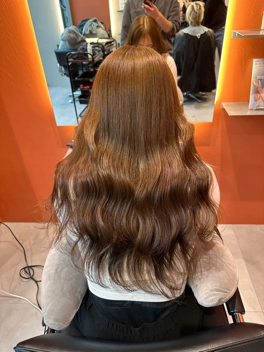 ロング カラー ベージュカラー ブリーチ ヘアカラー ✨ハイトーンカラー 💫ayumuのヘアスタイル