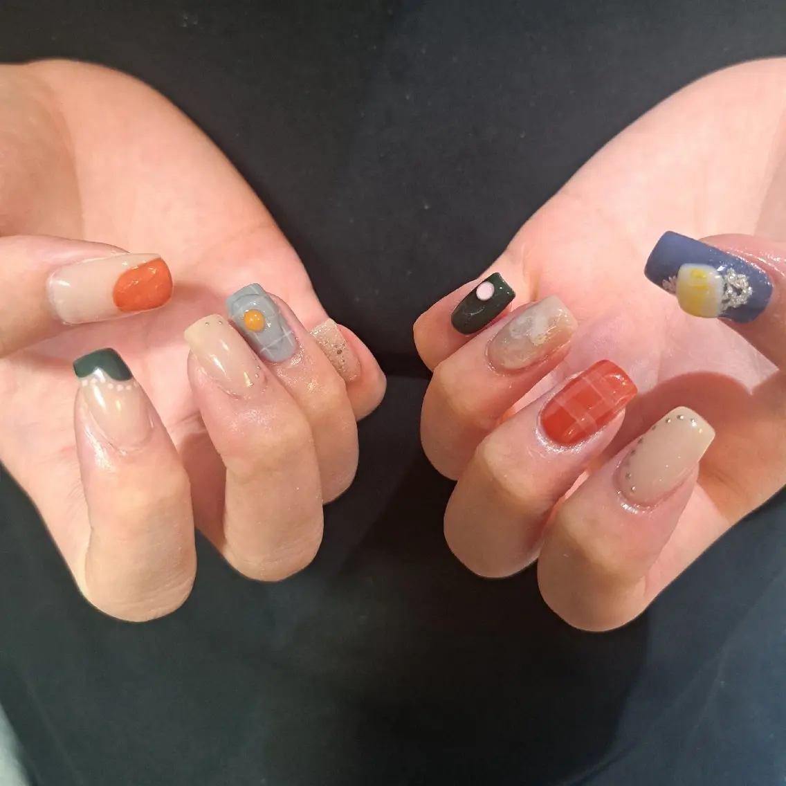 ネイル アートネイル ジェルネイル 持ち込み ぷっくりネイル ハンドネイル Nail mood デザイン持ち込みokのネイルデザイン