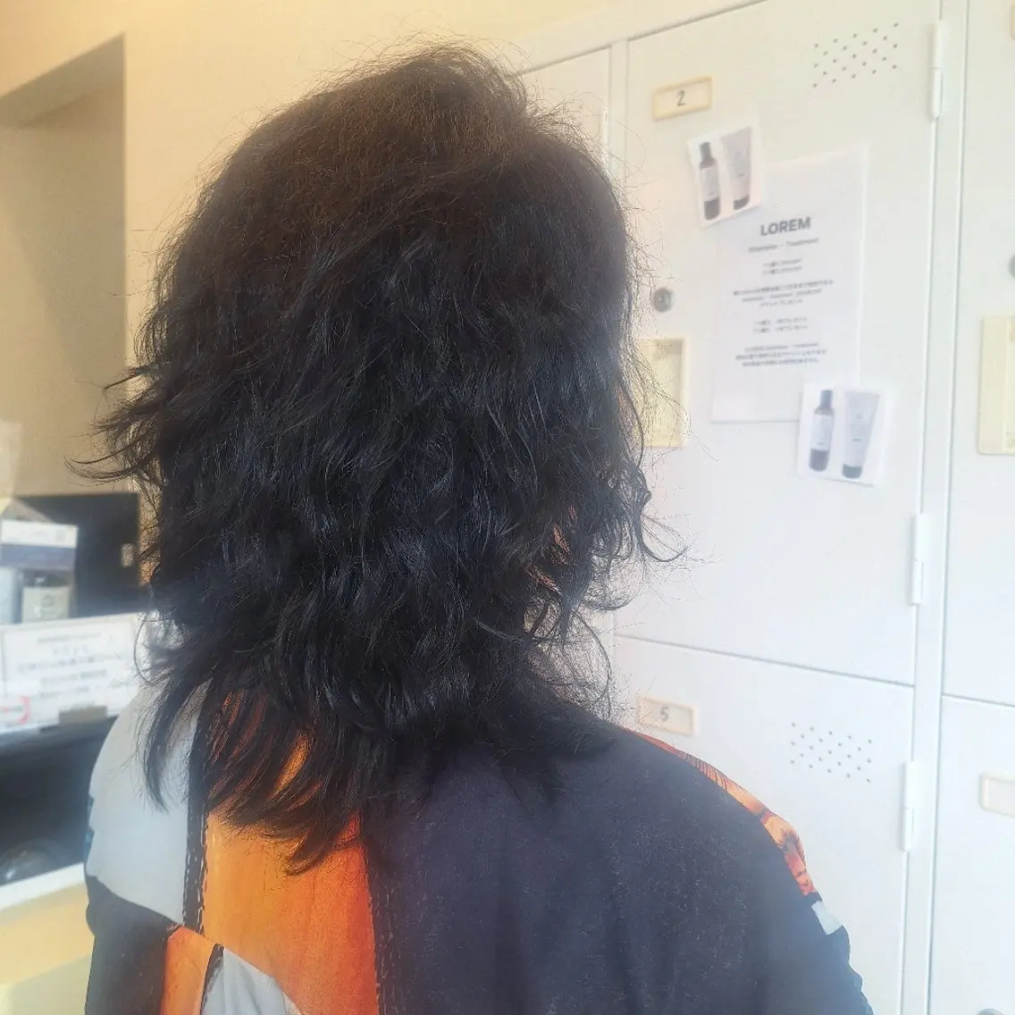 パーマ ミディアム LOREM   rei  のヘアスタイル