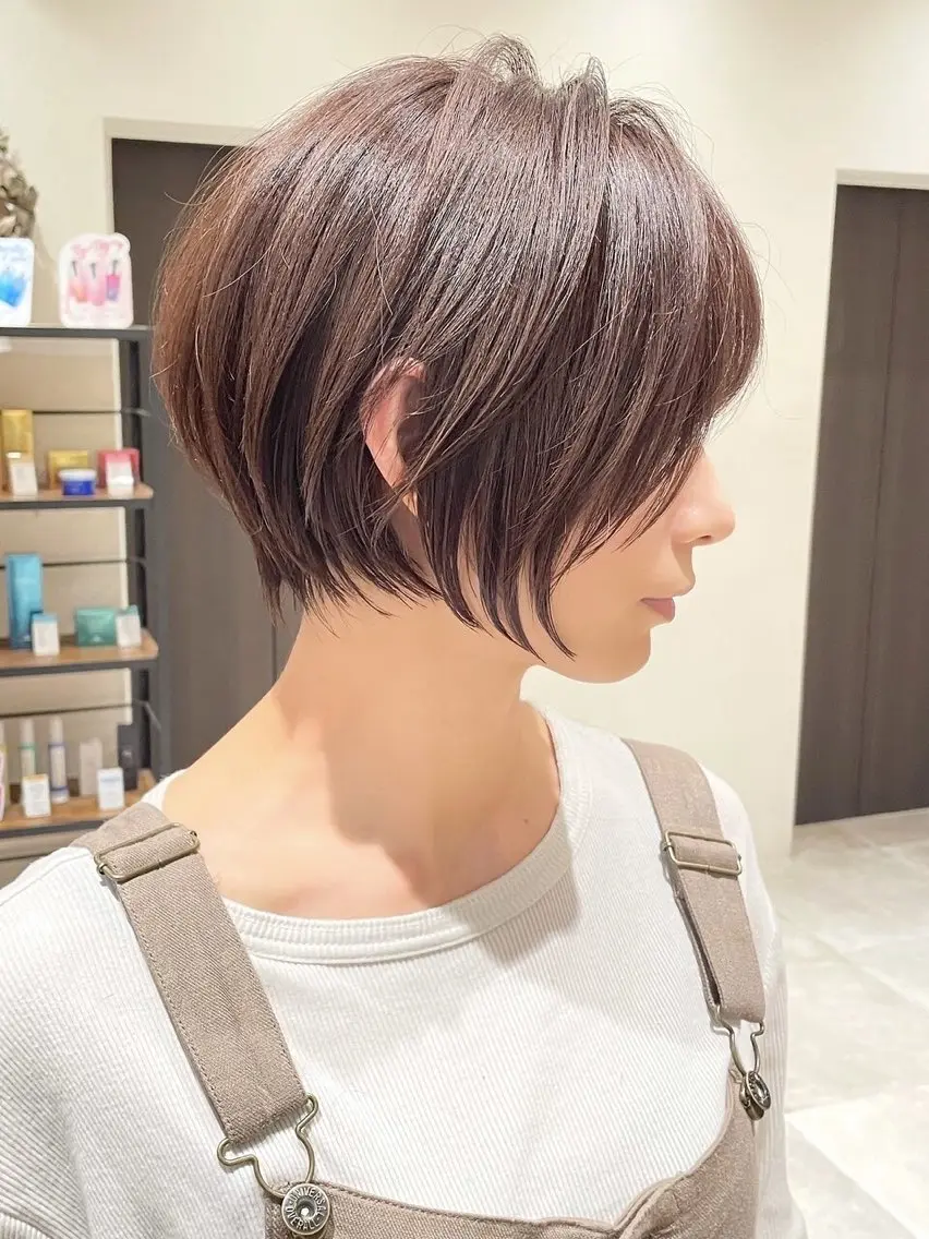 ショート ショートヘア ショート/ 山見陽のヘアスタイル