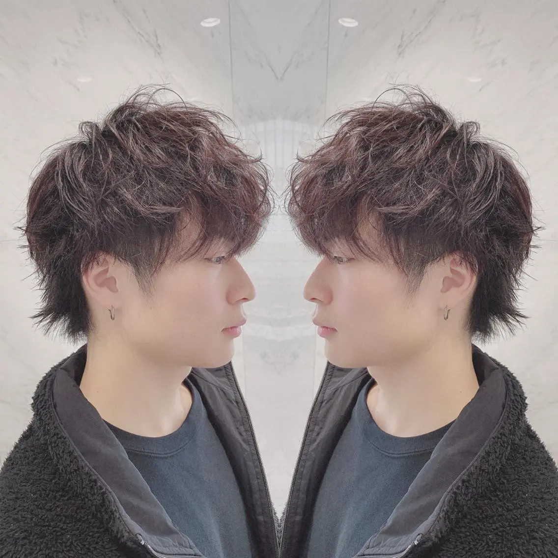ショート カラー メンズ カット ヘアカラー 重政 和樹のヘアスタイル