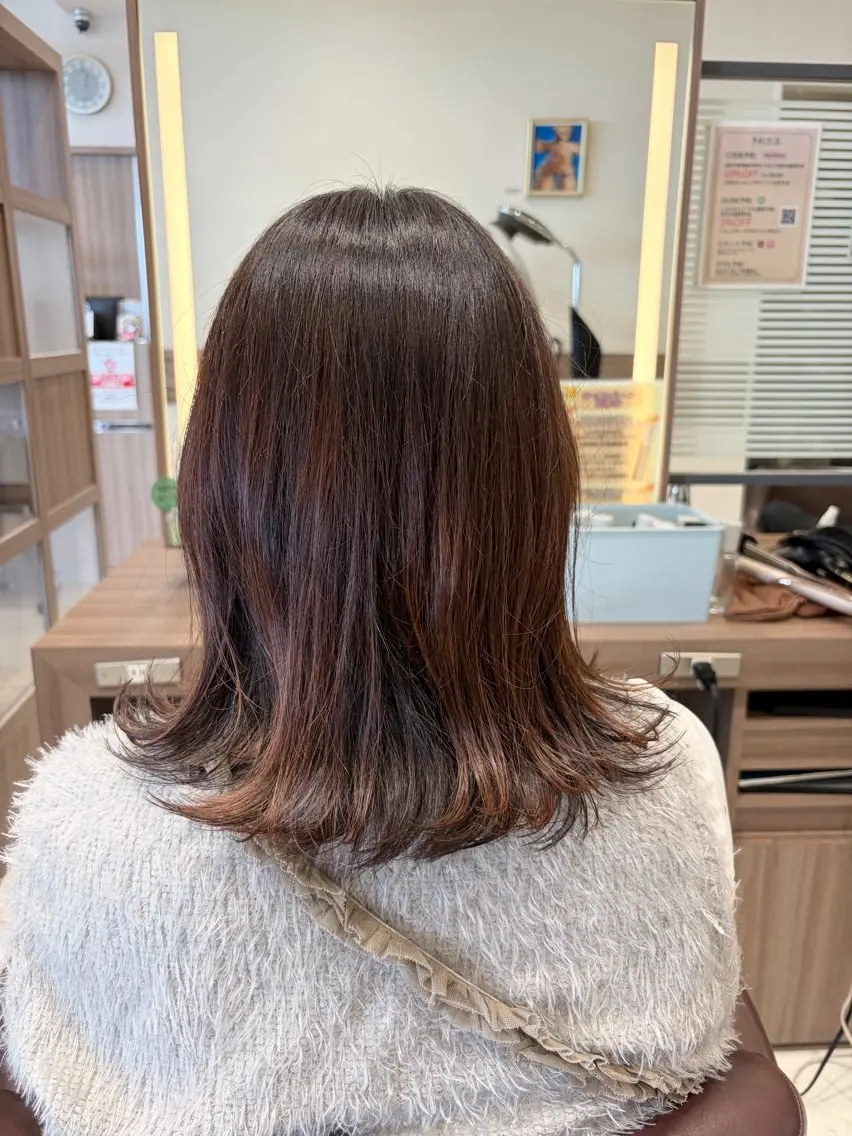 セミロング くびれヘア 🥣BASSA東大和 /SATSUKI🩵のヘアスタイル