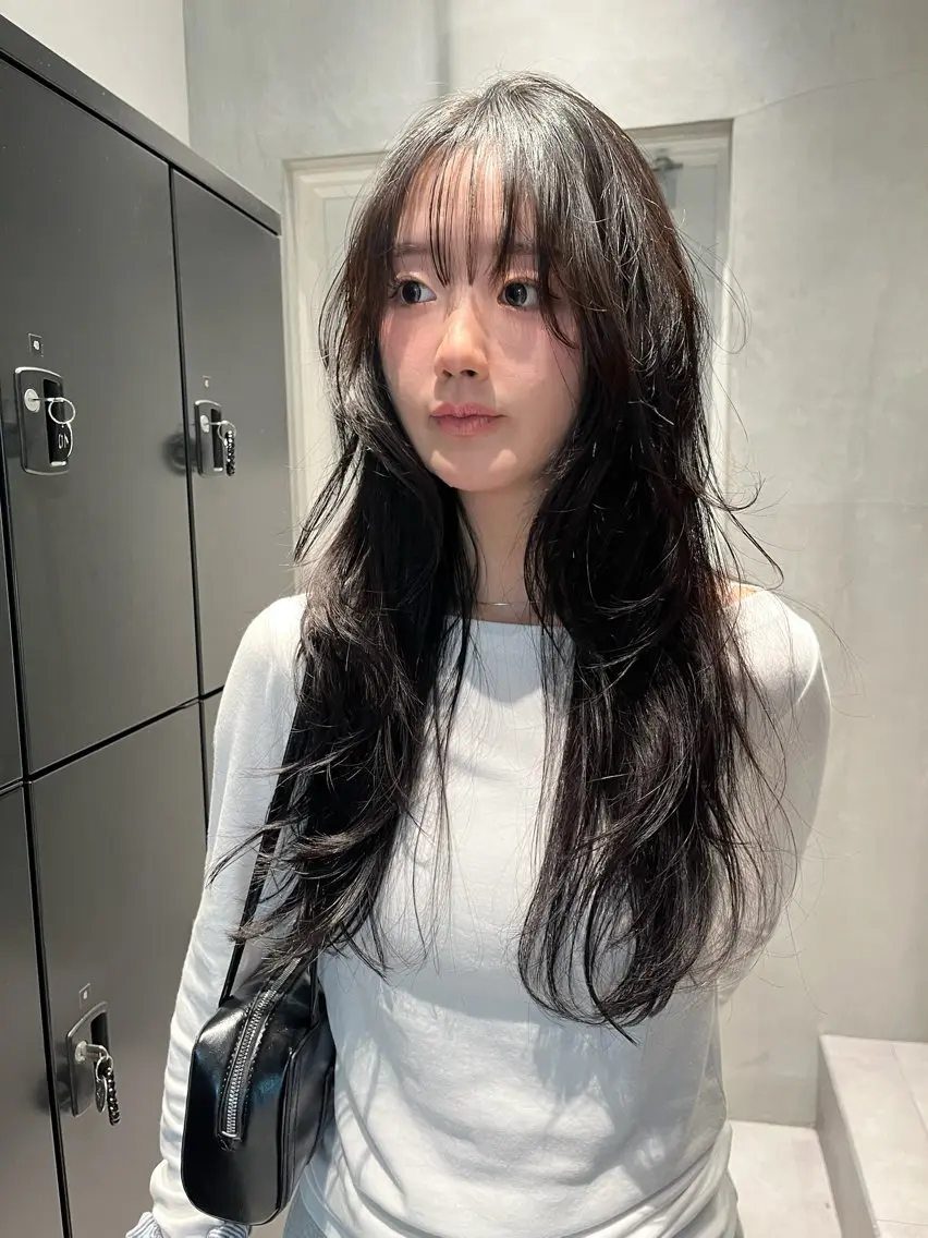 ロング カラー カット トリートメント 艶髪✨×顔周りカット 🧚ナツホのヘアスタイル