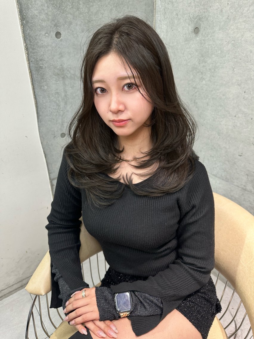 ロング カラー カット ヘアカラー トリートメント 《髪質改善✖️オリー ブ🧸》小嶋拓也のヘアスタイル
