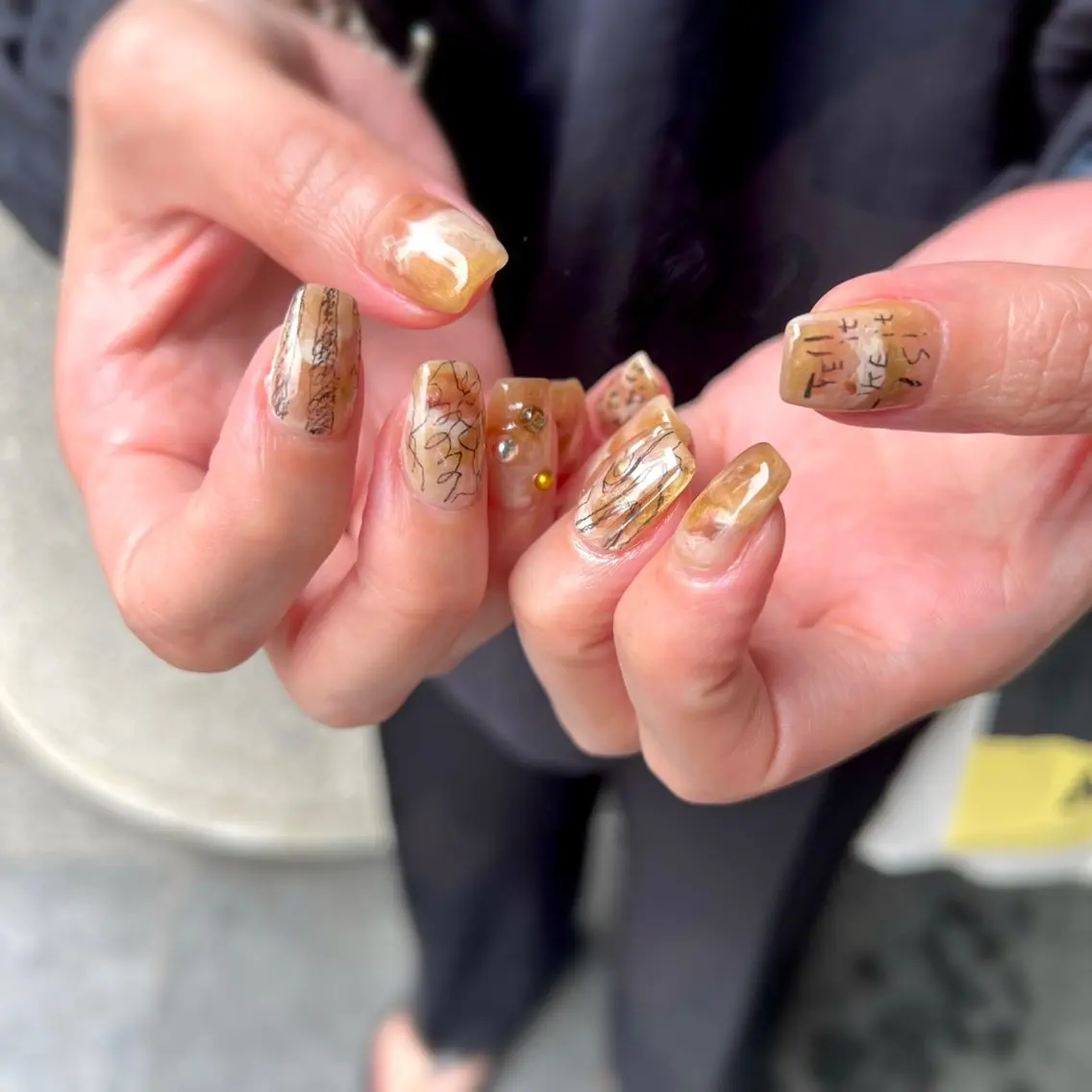 ネイル ハンドネイル 🧁🥕 asukaのネイルデザイン