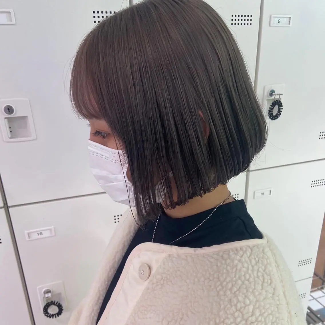 ショート カラー センターパート特化 井上健太のヘアスタイル
