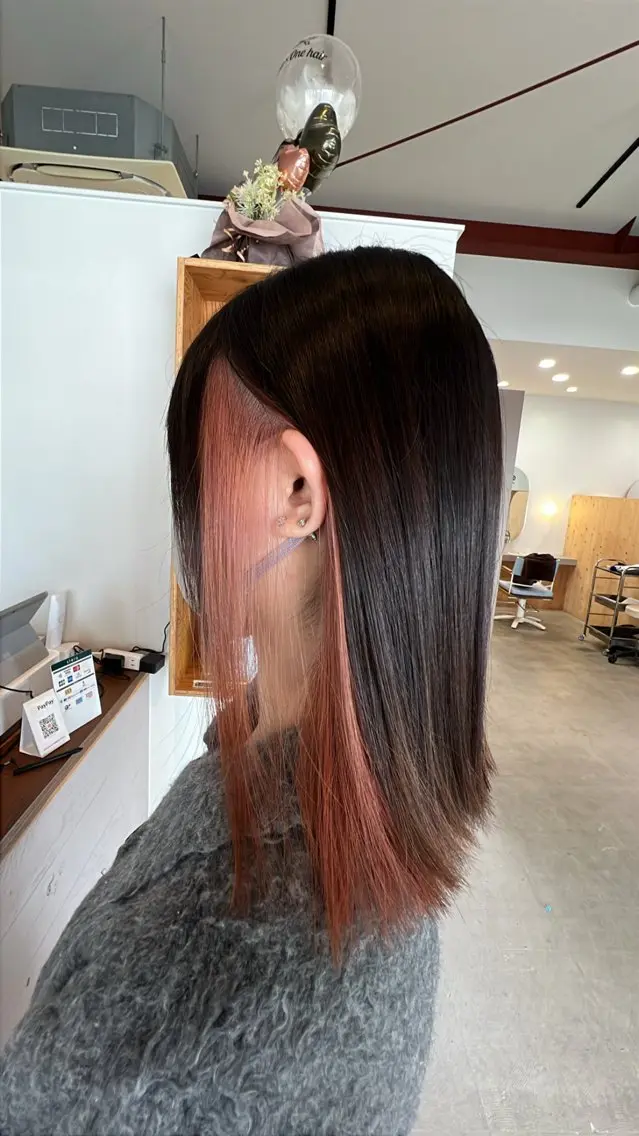 セミロング 小田 勇斗のヘアスタイル