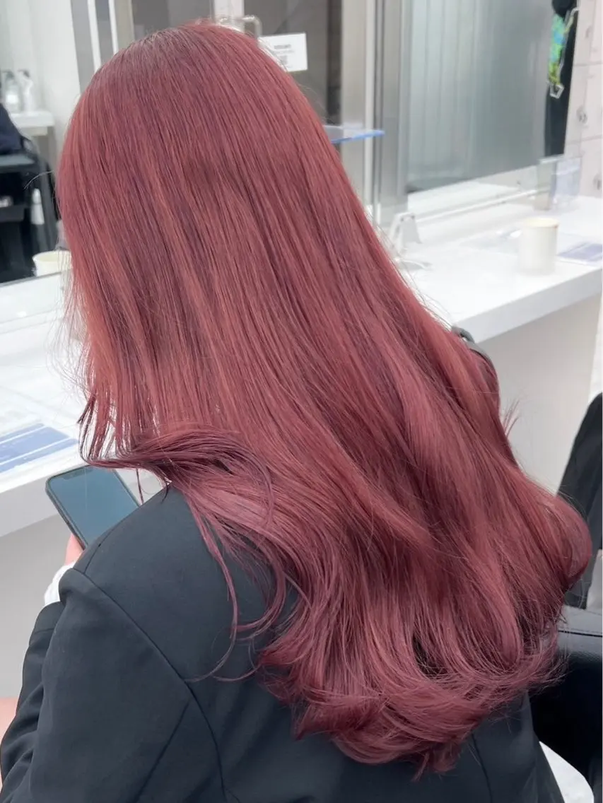 セミロング カラー ヘアアレンジ ヘアカラー トリートメント 🌈くれは🎨デザイ ン🌟ダメージレスのヘアスタイル