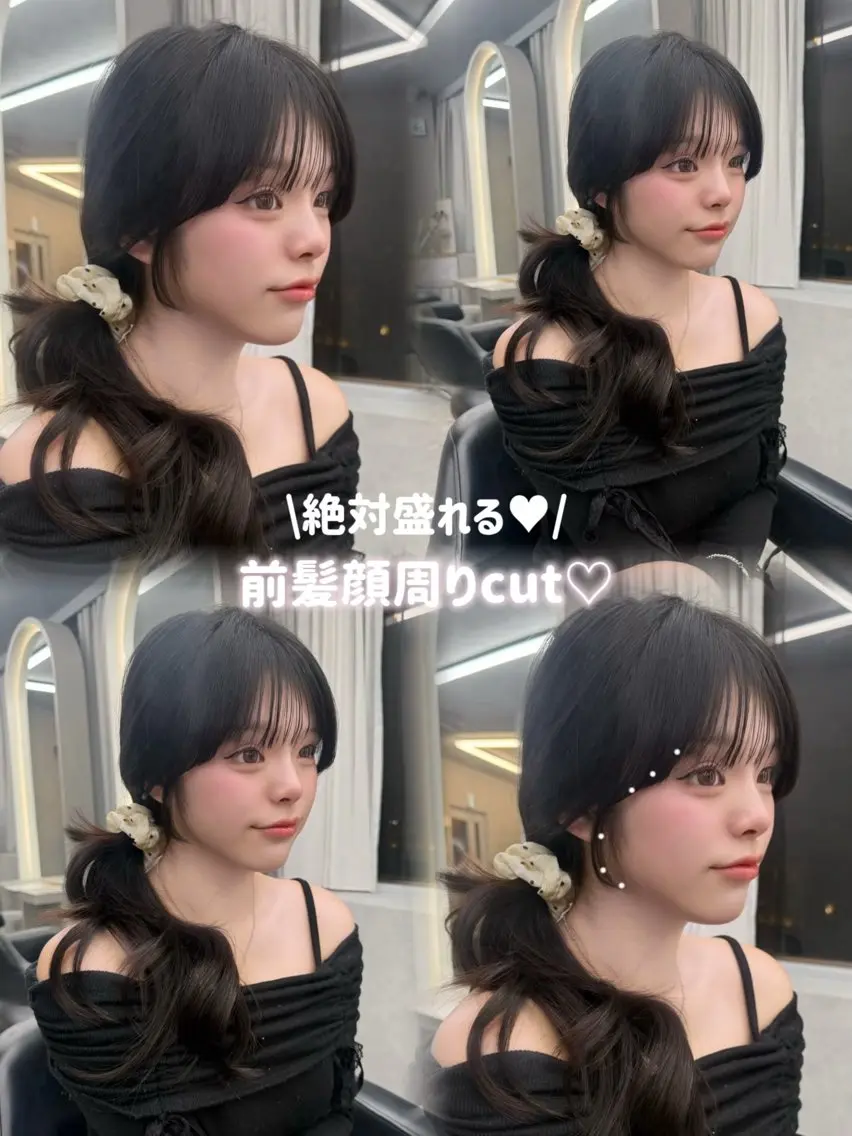 ロング カラー 韓国風ヘア レイヤーカット カット ヘアカラー レイヤーカット /顔周り/和奏︎♪のヘアスタイル