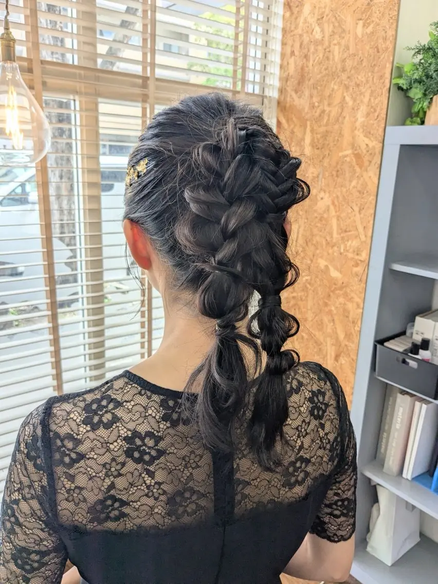 ロング ヘアアレンジ ヘアセット miku ヘアセット/着付けのヘアスタイル
