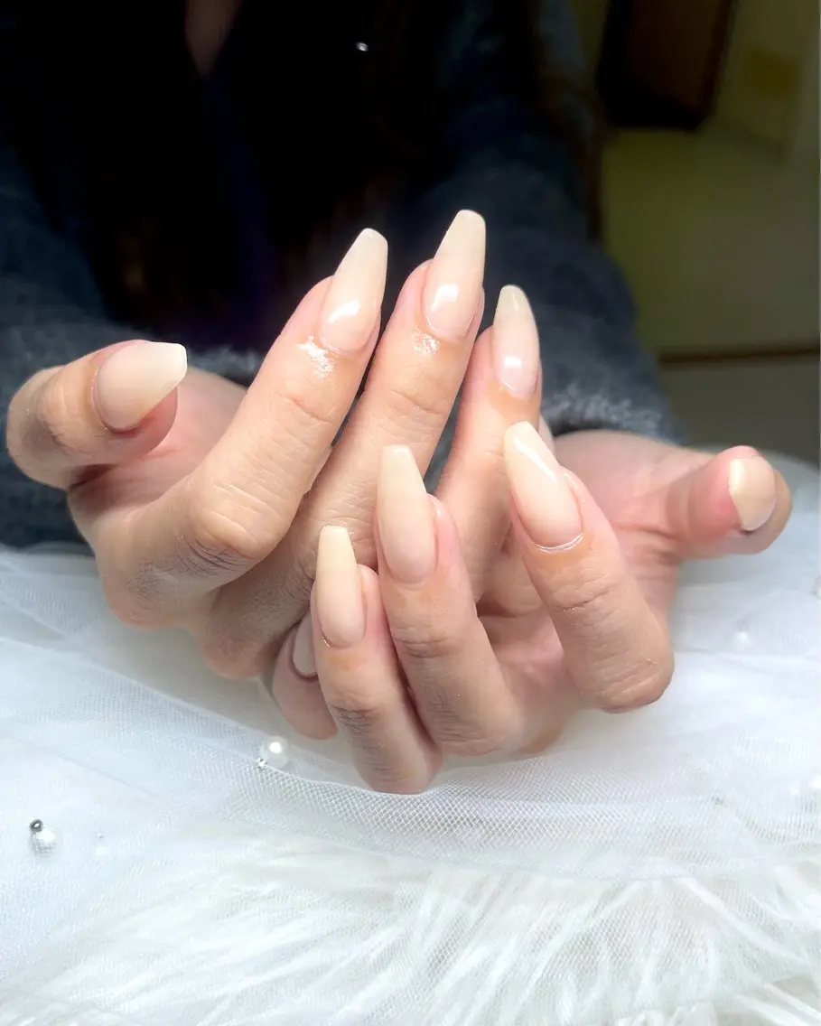 ネイル ロングネイル ワンカラーネイル シンプルネイル ハンドネイル fox. nail__sakiのその他イメージ
