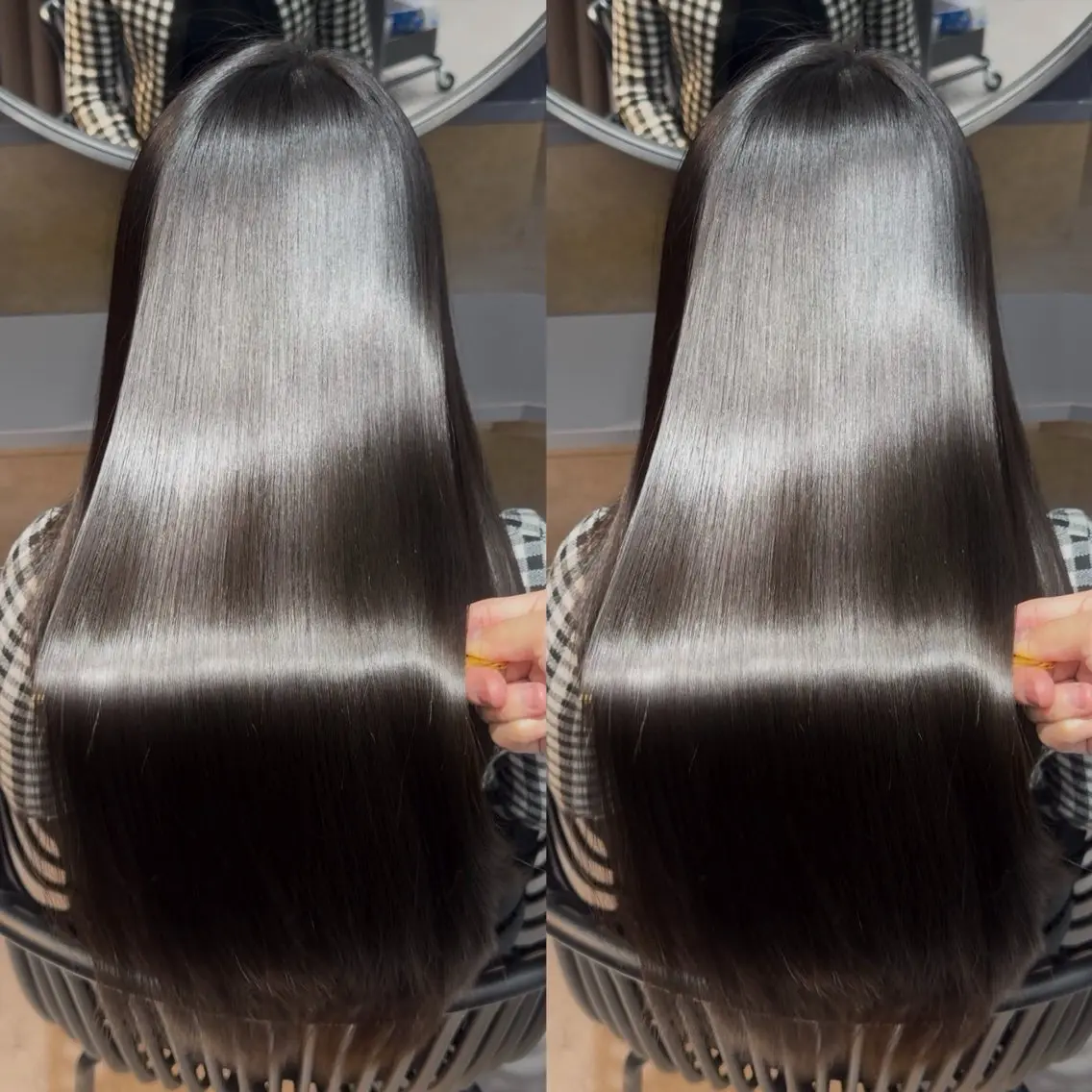 ロング カラー カット ヘアカラー 縮毛矯正 トリートメント 髪質改善/美髪矯正 艶髪/Takutoのヘアスタイル