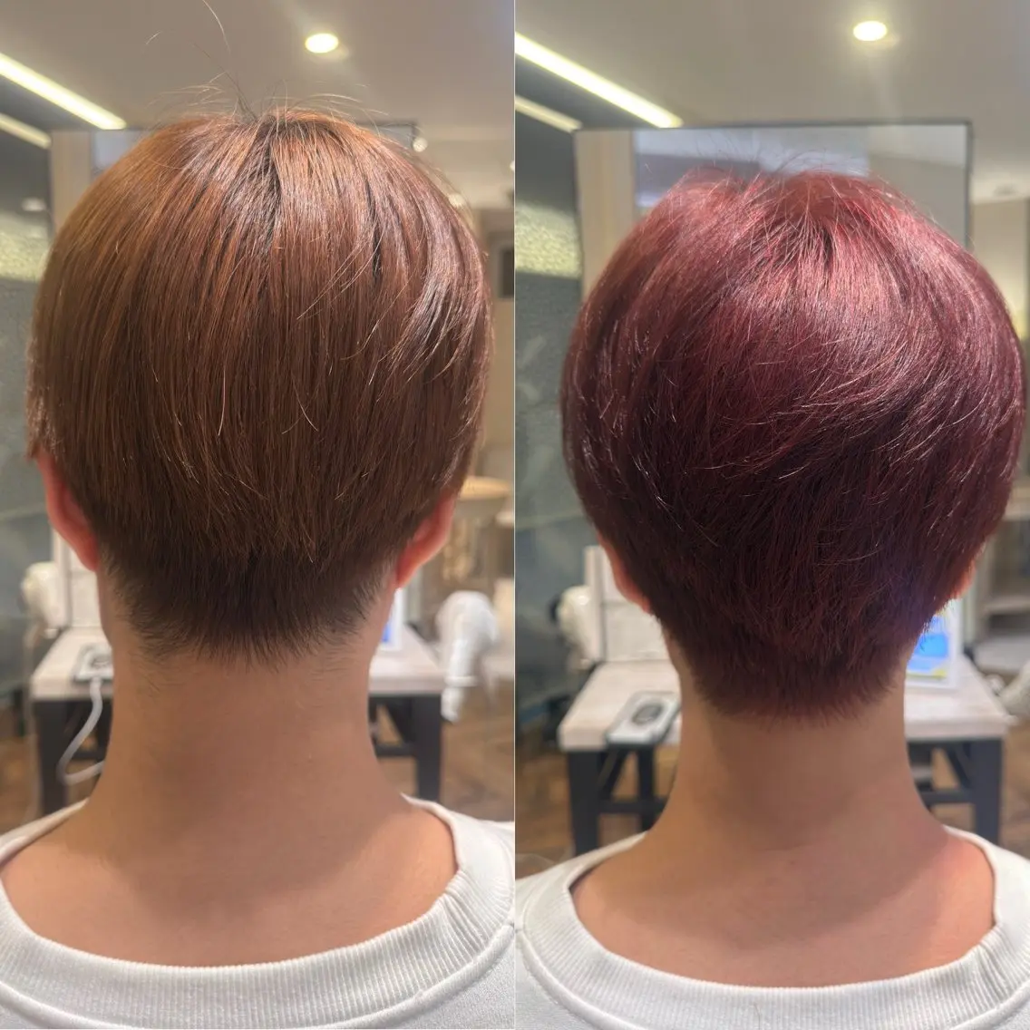 カラー メンズ ルビー 松田 響のヘアスタイル