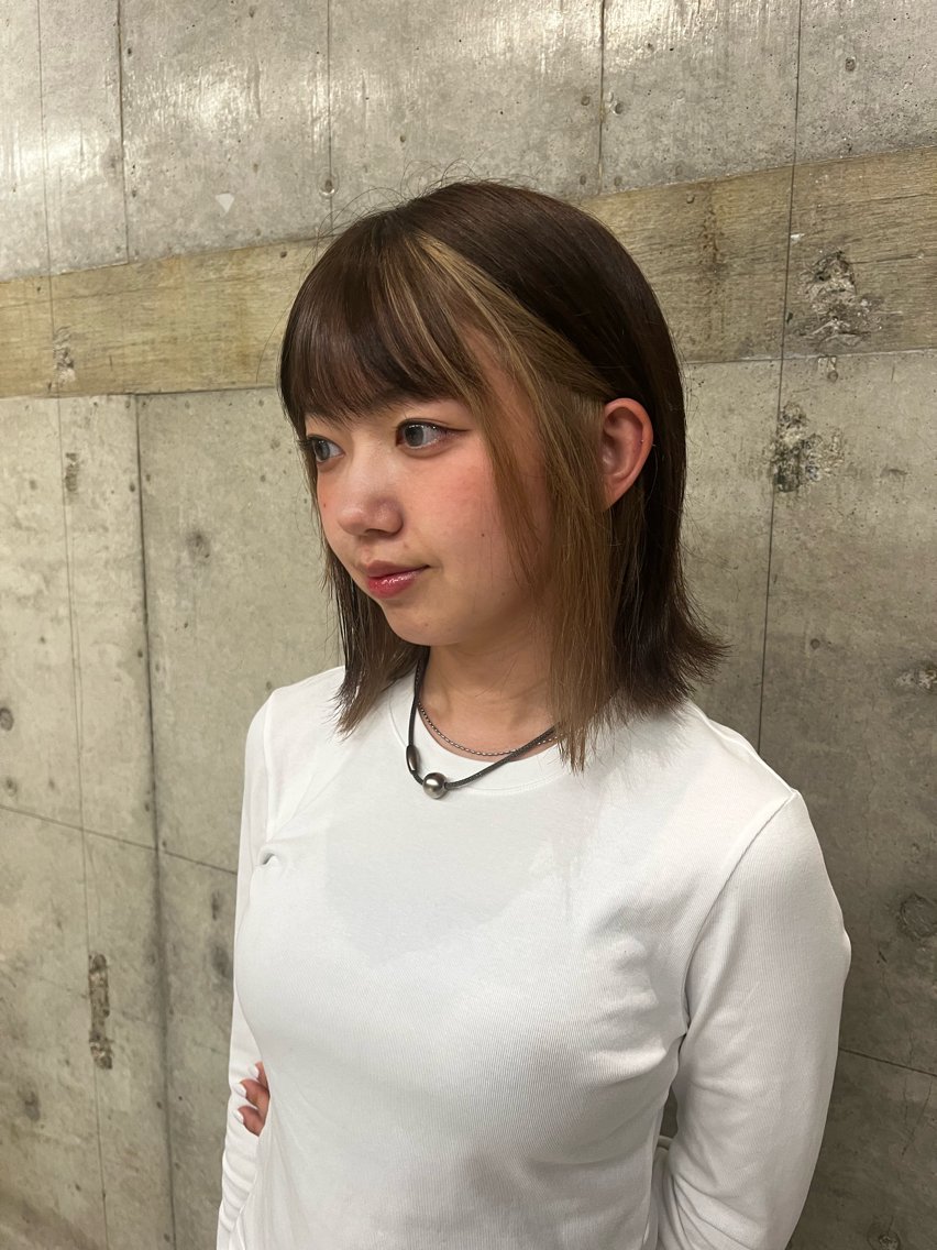 ミディアム wewe/ harukaのヘアスタイル