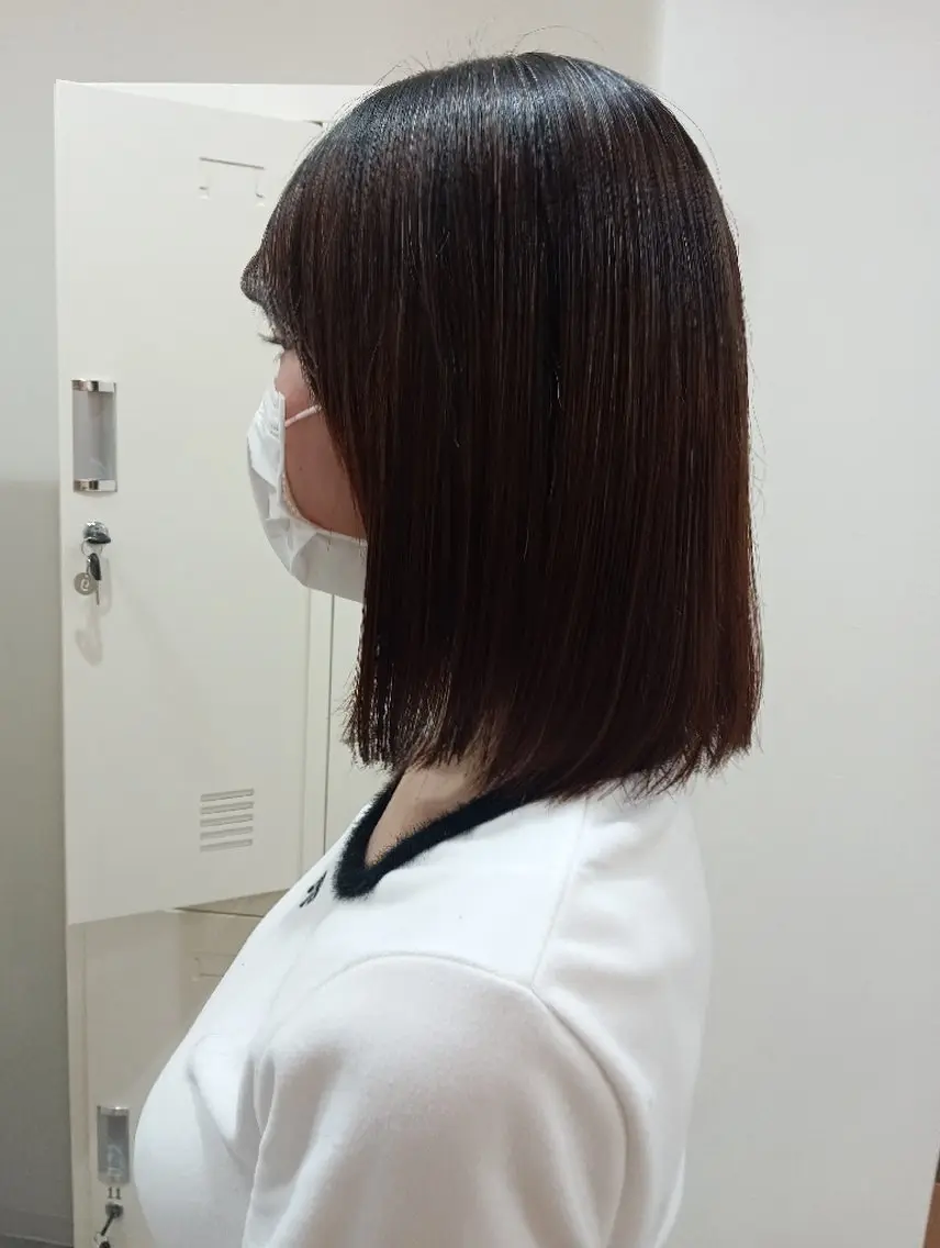 ミディアム ボブ カット kino✟ yuriのヘアスタイル