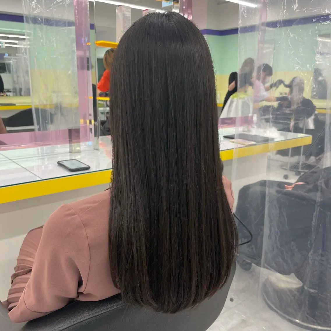 ミディアム カラー ヘアアレンジ カット ヘアカラー トリートメント ヘアセット 【透明感×レイヤー】 🍃RIKU🍃のヘアスタイル