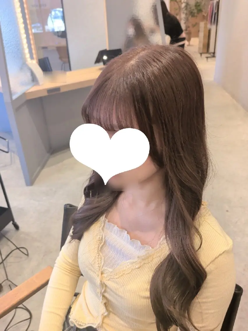 ロング カット ヘアカラー 古屋 美春のヘアスタイル