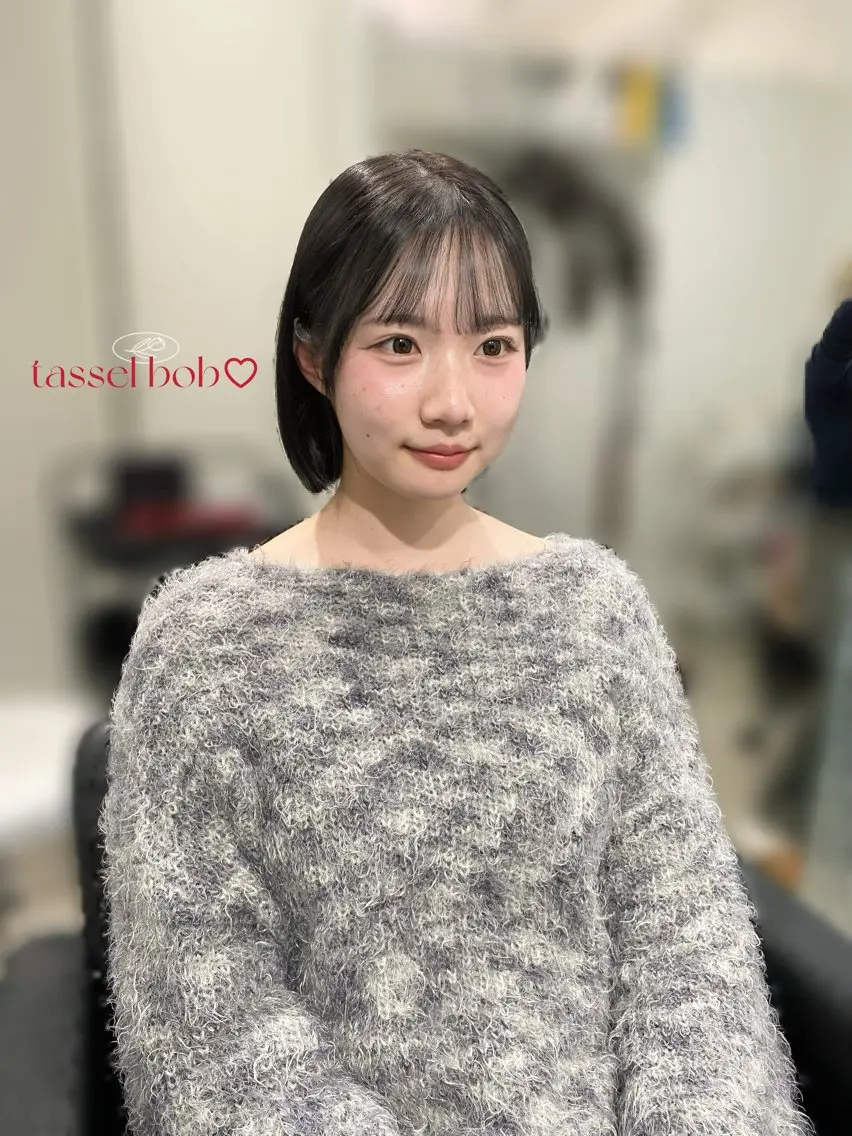 カラー カット ヘアカラー トリートメント RISAKO レイヤーカット🎀のヘアスタイル