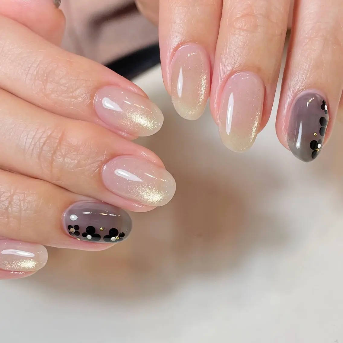 ネイル アートネイル シンプルネイル ハンドネイル 901 nailのネイルデザイン