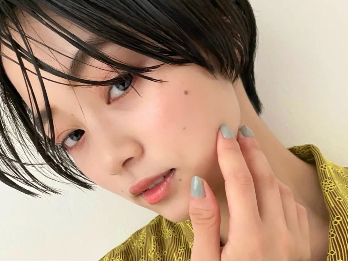 ショート メンズパーマ /セミナーモデル募集のヘアスタイル