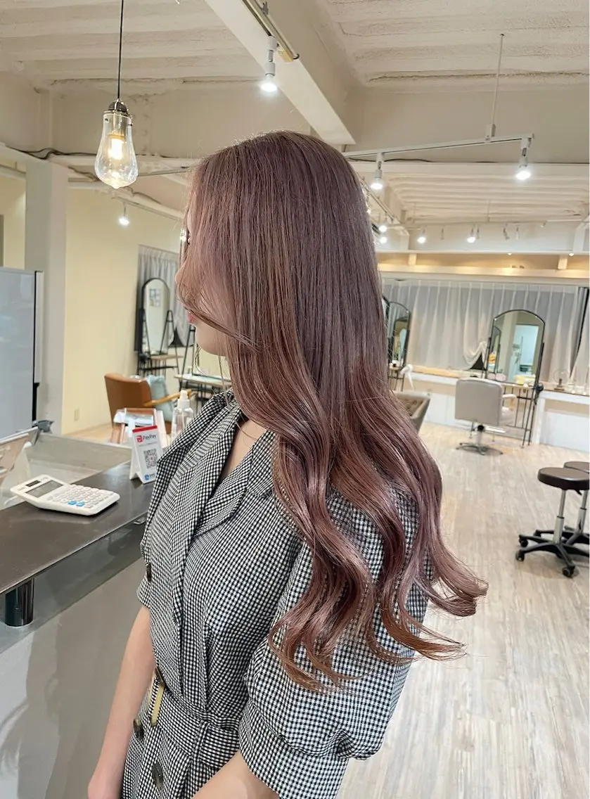 ミディアム カラー sand🎀 Ricoのヘアスタイル