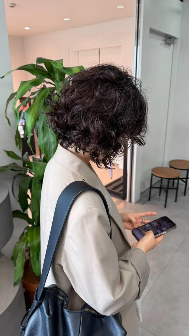 ショート ボブ 髪質改善 韓国風ヘア レイヤーカット 小田 晃瑛のヘアスタイル