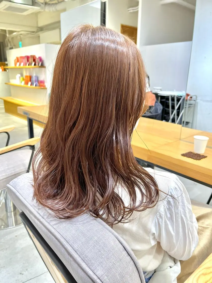 ブリーチ無しダブルカラー+トリートメントの写真