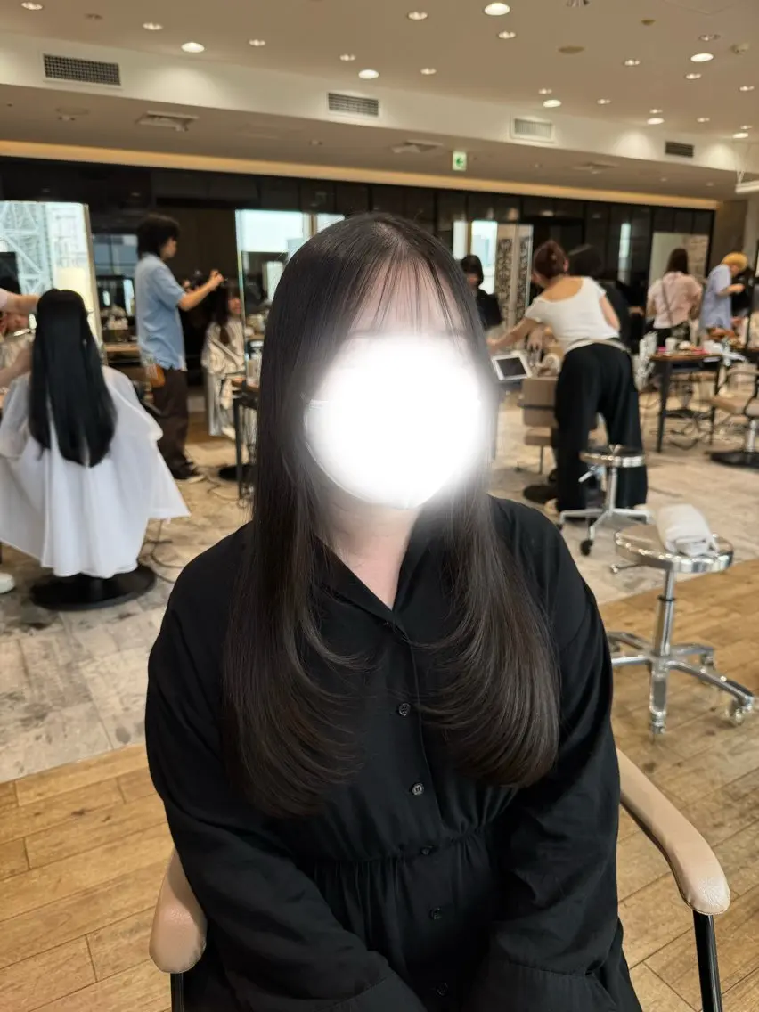 ロング 大内 杏珈のヘアスタイル