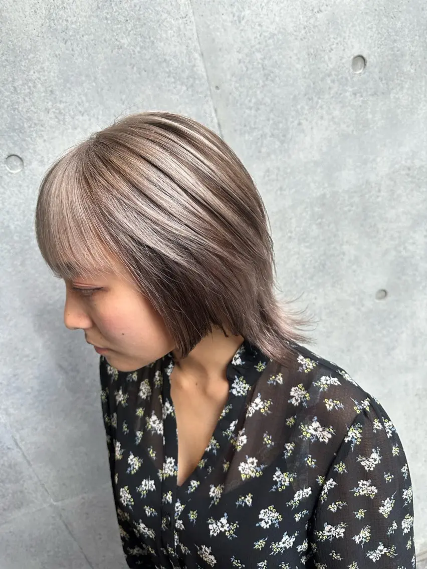 ショート カラー デザインカラー🎨 下北沢 / 磯部のヘアスタイル