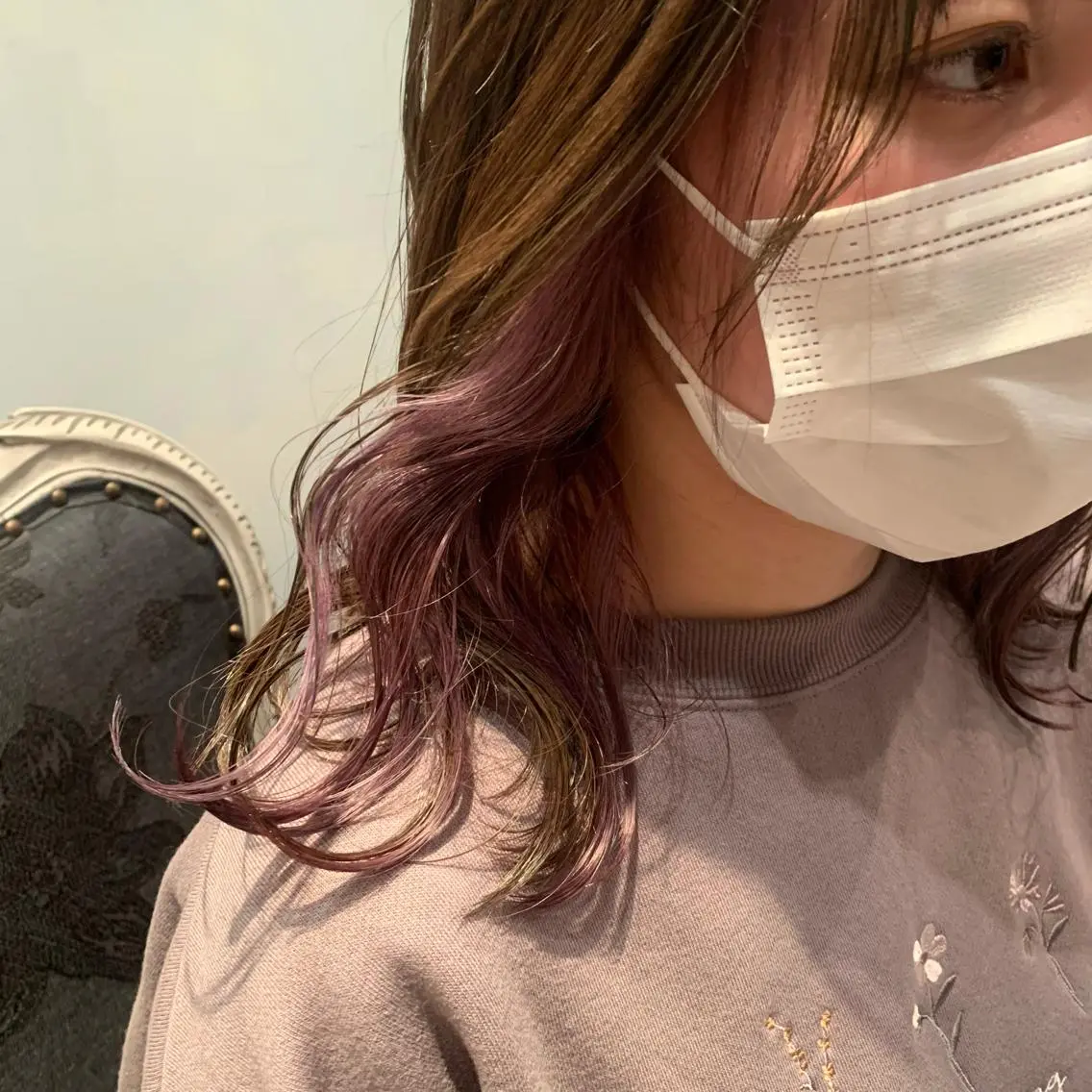 ミディアム カラー Takahashi Yuriのヘアスタイル