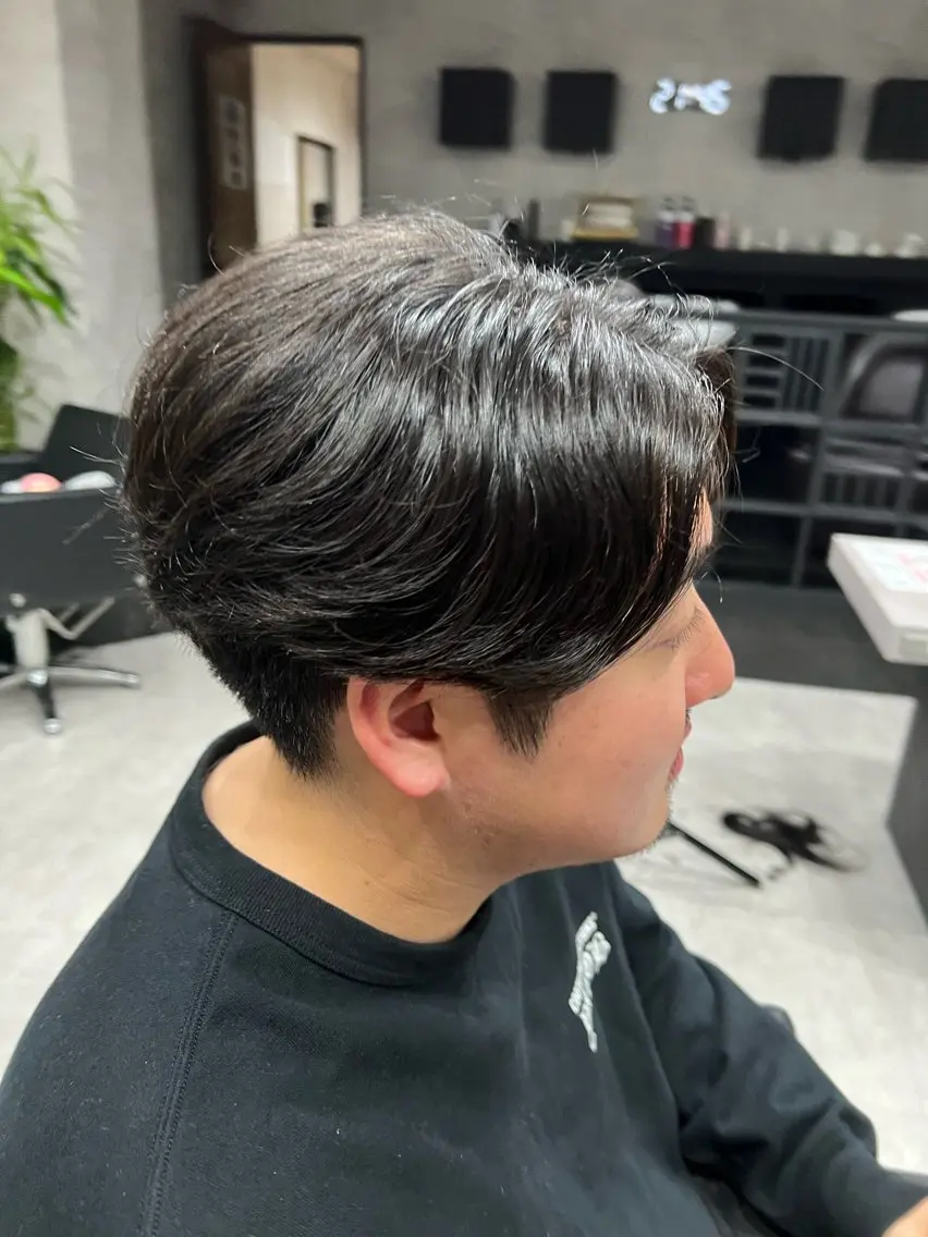 ミディアム パーマ ミディアムパーマ ニュアンスパーマ メンズ特化パーマ &カラー🔥小倉大和のヘアスタイル
