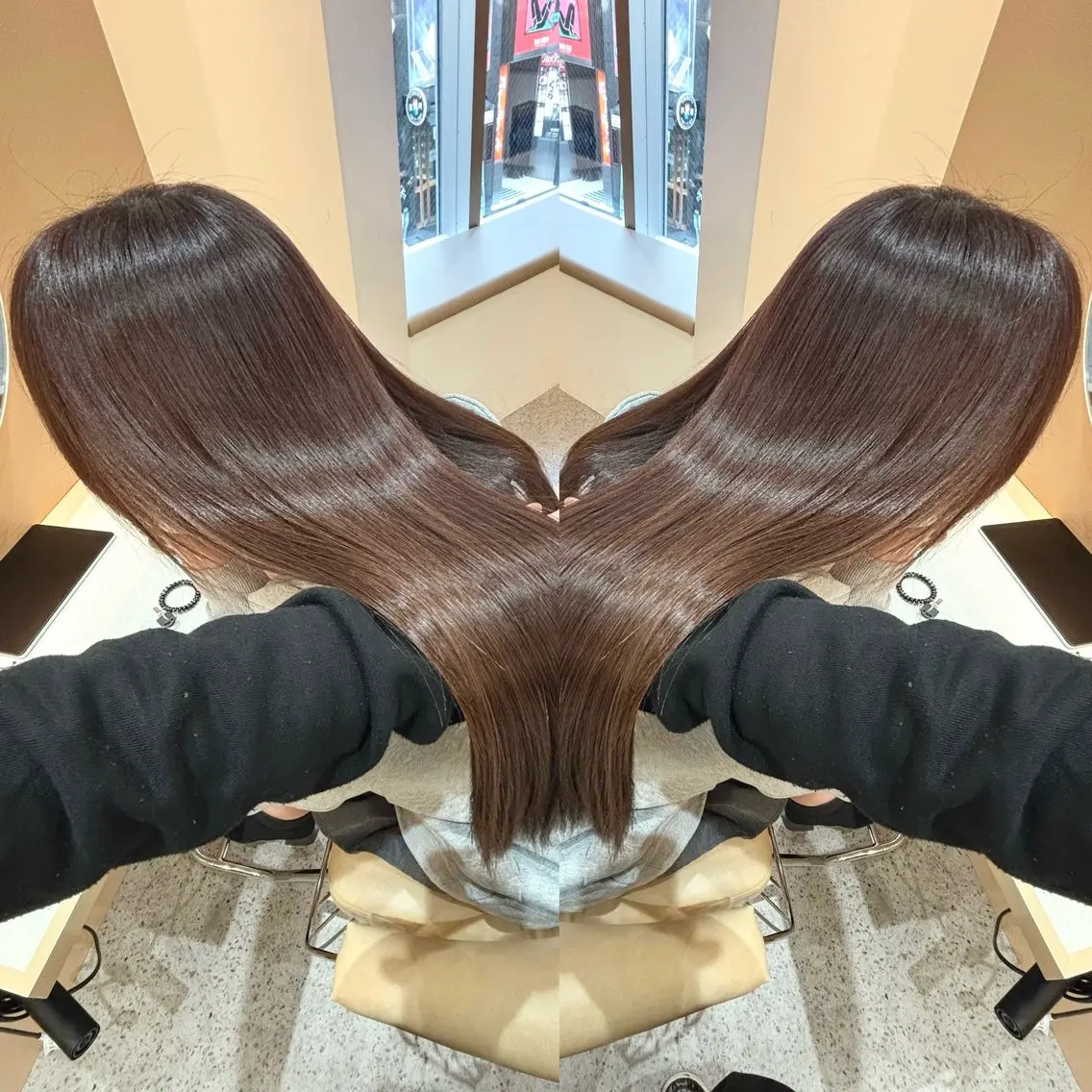 ロング 髪質改善 カット 縮毛矯正 トリートメント ヘッドスパ 艶ハイトーン特化 tatsuのヘアスタイル