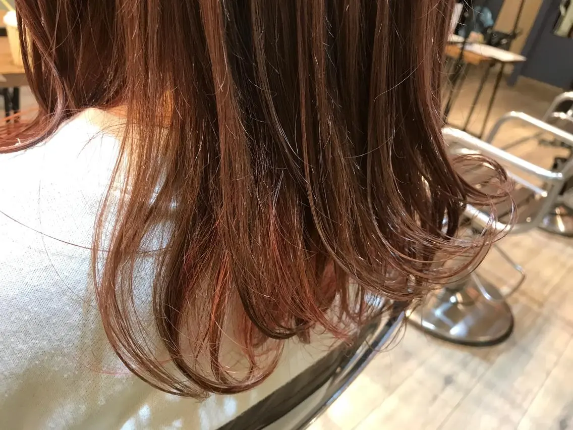 セミロング カット ヘアカラー ショートスタイル /tomo.のヘアスタイル